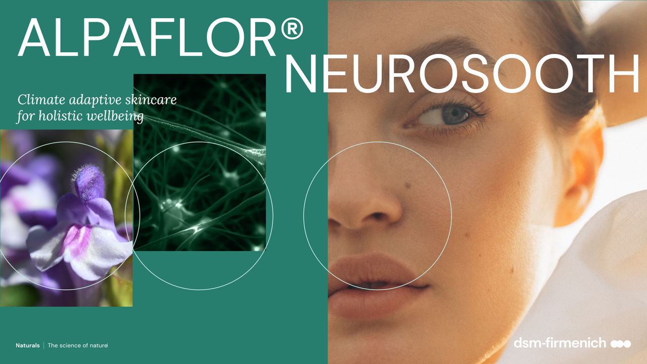 dsm‑firmenich wins gold for ‘Best Green Ingredient’ Award at in‑cosmetics Global 2026 for ALPAFLOR® NEUROSOOTH